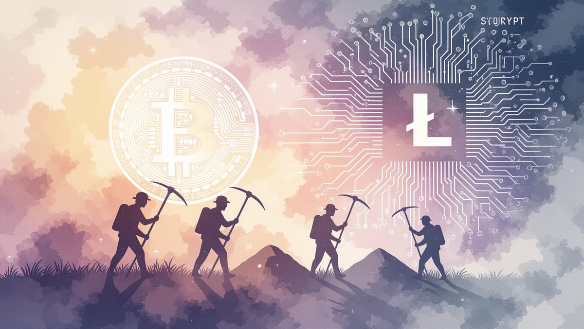 라이트코인(LTC)의 모든 것: 기술적 장점부터 시세 분석까지 6 ⛏️ 라이트코인 채굴 방법과 보상