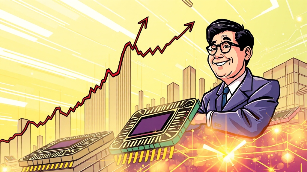 한미반도체 주가 급등 배경과 HBM 기술 수혜 전망 3 주가 급등, 왜? (cartoon 스타일)