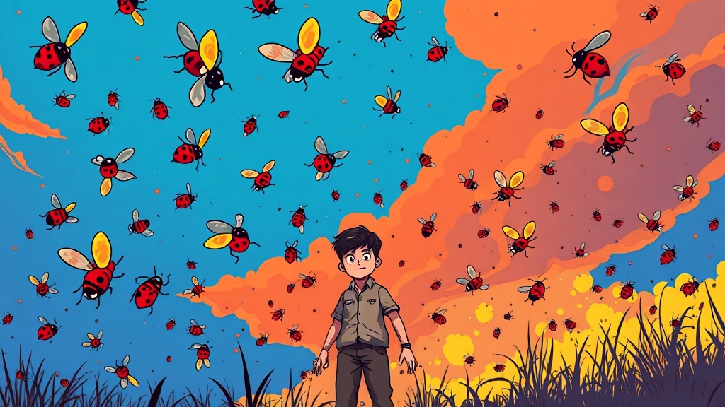 계양산 러브버그의 모든 것: 생태부터 대처법까지 총정리 4 러브버그, 왜 많아졌을까? (cartoon 스타일)