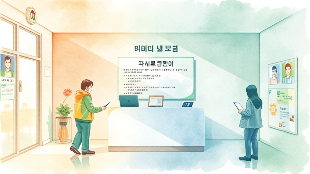 사회서비스 바우처 제도 A to Z: 신청부터 사용까지 완벽 가이드 4 바우처, 어떻게 신청할까? (watercolor 스타일)