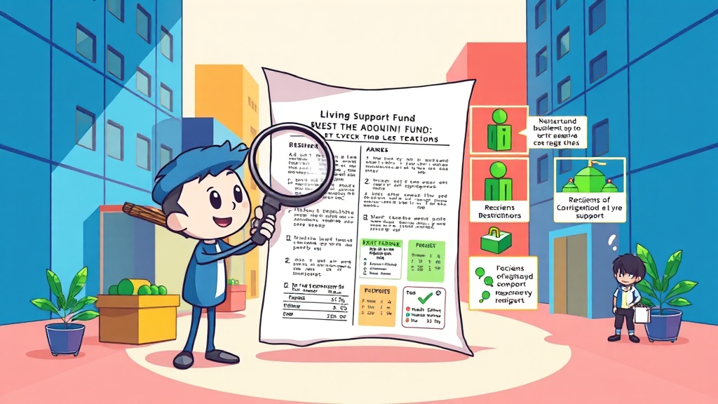 저소득층 긴급생활지원금 신청부터 사용까지 완벽 가이드 7 궁금증 해결! FAQ (cartoon 스타일)