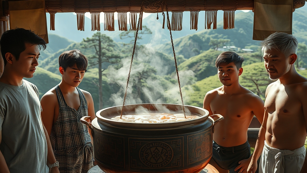 여름 삼계탕: 효능, 재료별 비교 & 복날 의미 완벽 가이드 5 초복, 중복, 말복: 복날의 의미 (realistic 스타일)