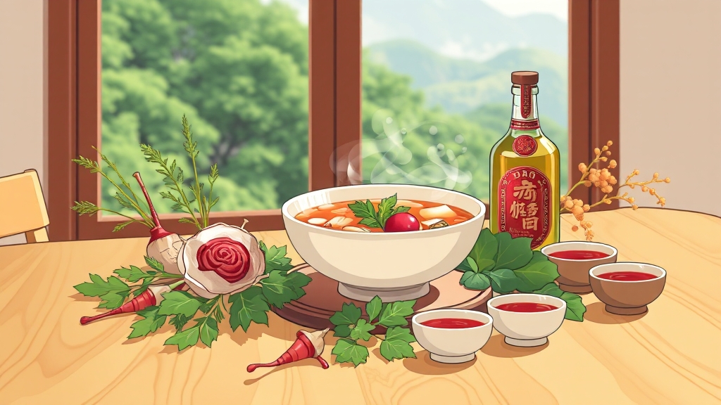 여름 삼계탕: 효능, 재료별 비교 & 복날 의미 완벽 가이드 8 삼계탕과 찰떡궁합 & 최악의 조합 (illustration 스타일)