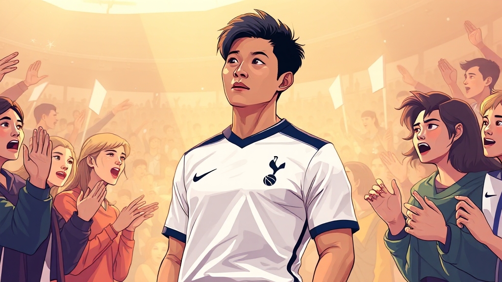 손흥민 토트넘 잔류: 이적설 종결, 미래 역할은? 7 팬들의 반응은? (illustration 스타일)