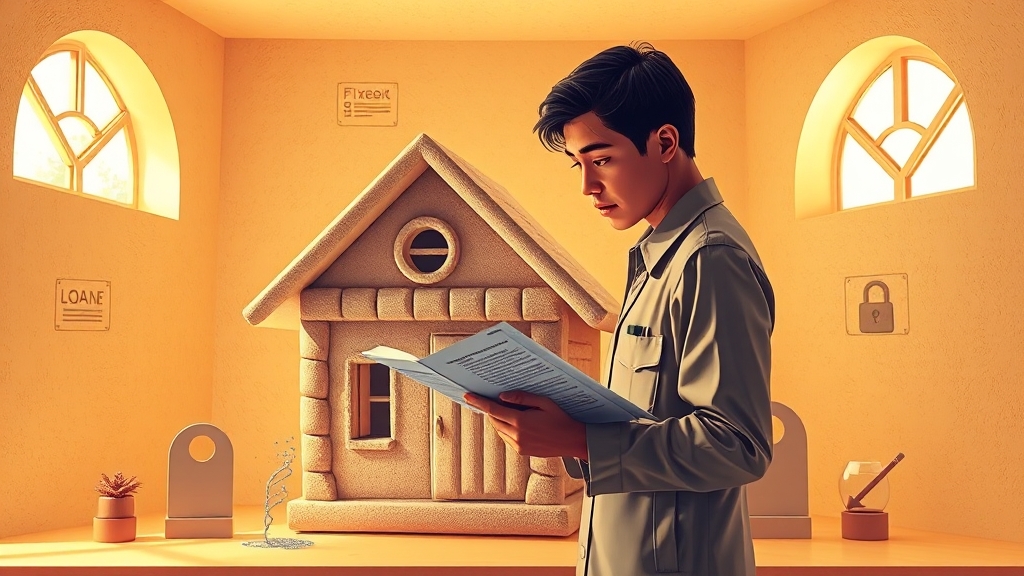 주택담보대출이란? (illustration 스타일)