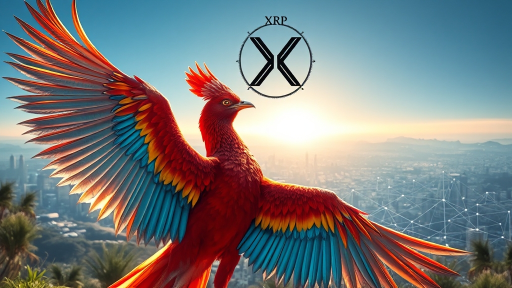 XRP: 리플 소송 완화 후 투자 기회는? 가격 전망과 위험 요소 분석 3 XRP 작동 원리 및 기술 특징 (realistic 스타일)