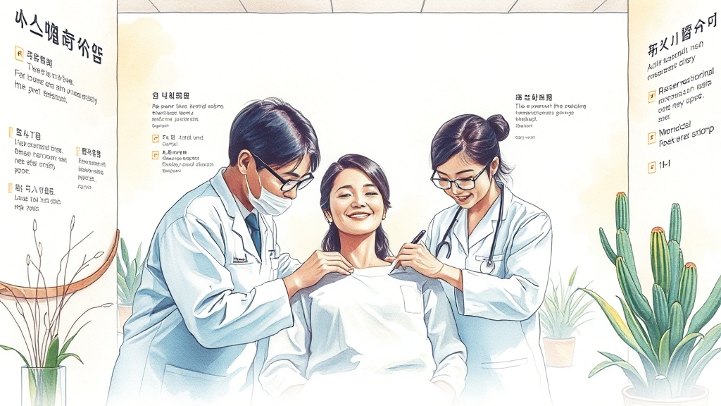 강남 유명 한의원: 찾는 이유와 특징 (watercolor 스타일)