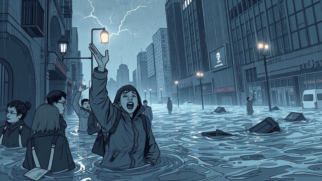 서울 폭우: 실시간 현황, 원인, 피해 및 안전 대처법 8 폭우 관련 궁금증, FAQ로 해결! (illustration 스타일)