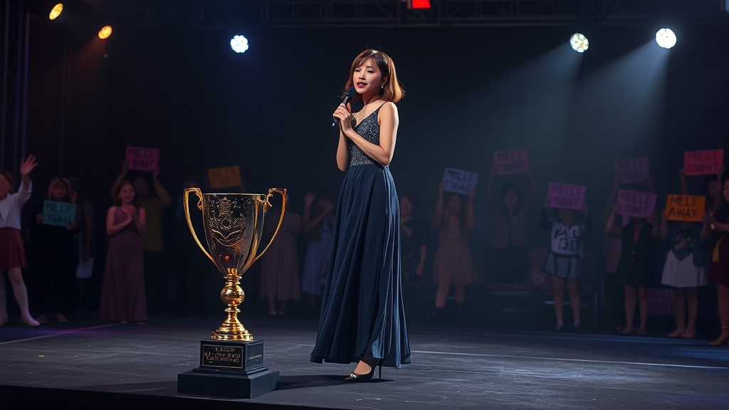 박지현 트롯쇼 1위에 관한 종합 가이드 4 '녹아 버려요' 1위 비결은? (realistic 스타일)