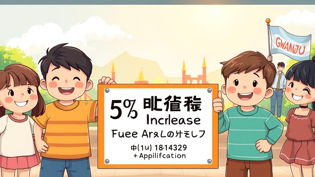 광주시 어린이집 보육료에 관한 종합 가이드 4 보육료 지원단가 인상의 배경과 효과 (cartoon 스타일)