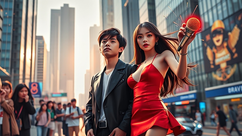 브레이브 그룹-스텔라이브 인수합병: 버튜버 산업의 판도 변화 8 버튜버 시장, 앞으로는? (realistic 스타일)