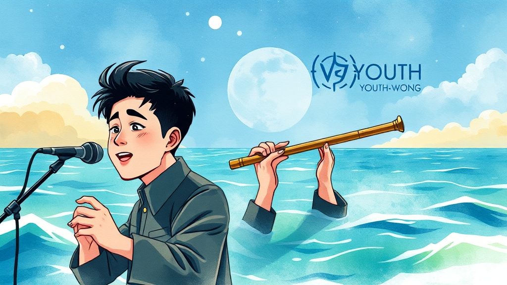 최백호: 낭만 고양이부터 영일만 친구까지, 그의 음악 인생 전부 6 최백호 공연과 콜라보 (cartoon 스타일)