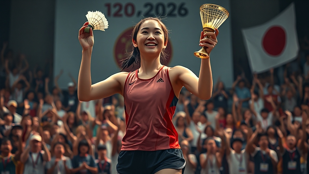 안세영, 일본 오픈 우승! 결승전 분석 & 시즌 기록 총정리 2 짜릿한 우승! 주요 경기 결과 (realistic 스타일)