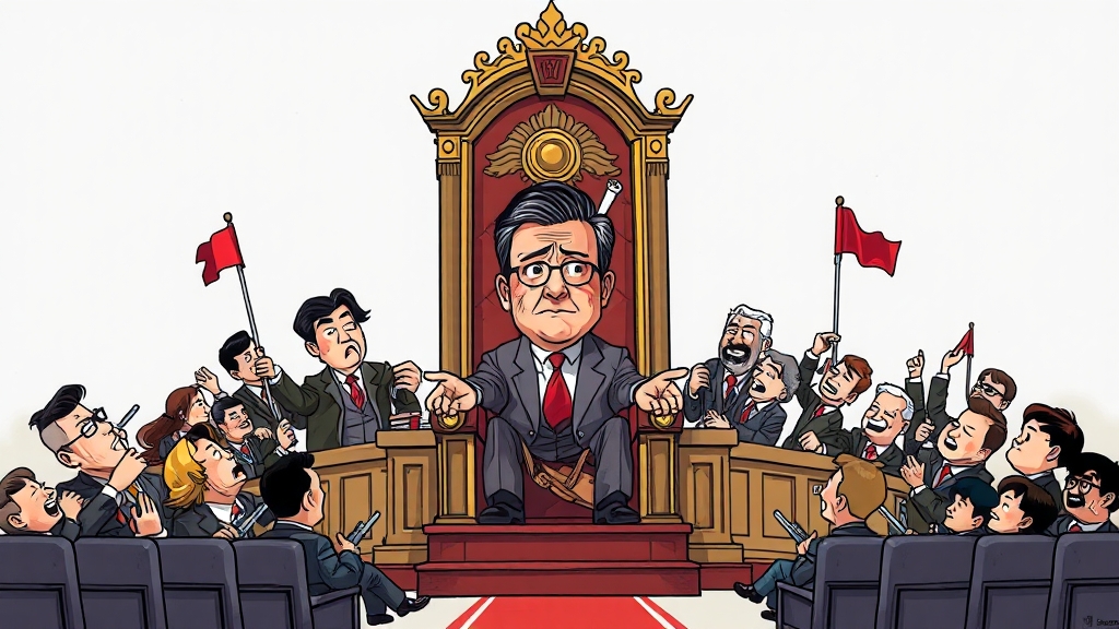 일본 참의원 선거 결과: 여당 과반 실패 원인과 정치적 영향 심층 분석 5 이시바 리더십, 시험대에 (cartoon 스타일)