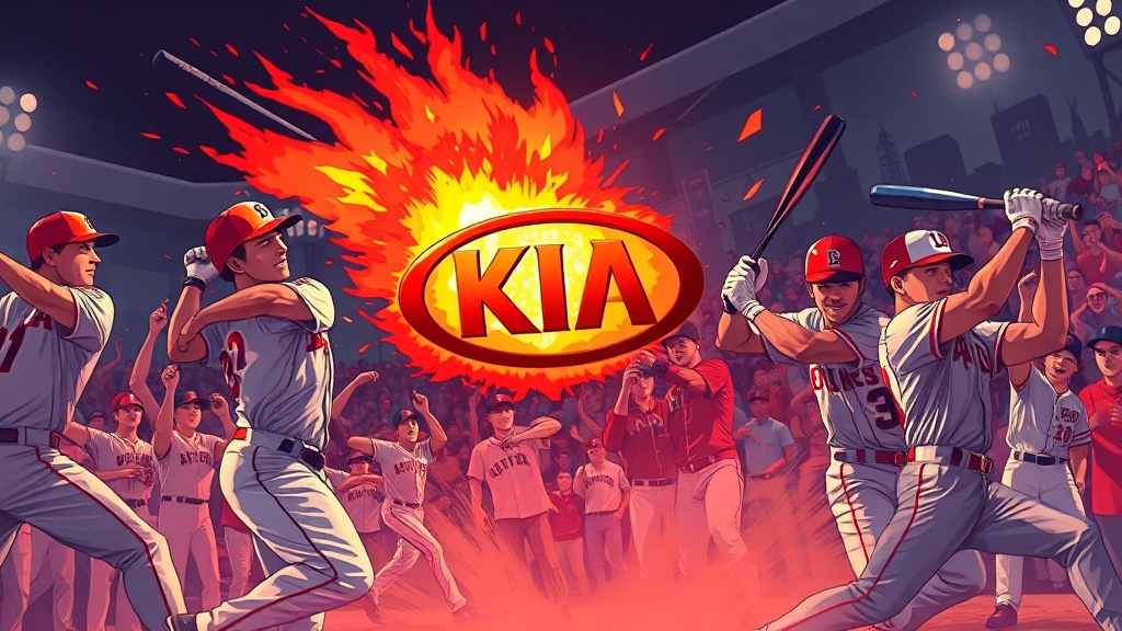 LG vs KIA 경기 결과 & 하이라이트: 승리팀은? 6 경기 흐름 & 주요 장면 (illustration 스타일)