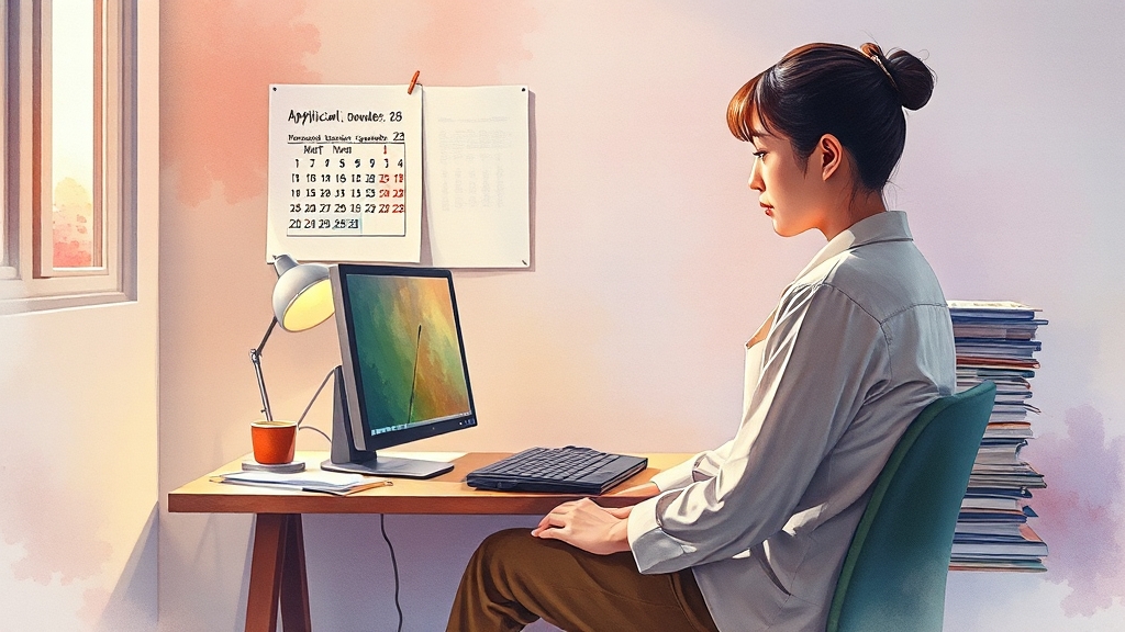 신청 방법 및 요일제 (watercolor 스타일)