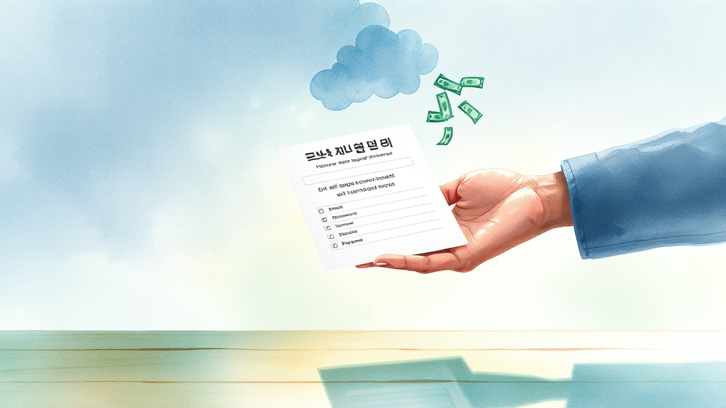 지원금 관련 FAQ (watercolor 스타일)