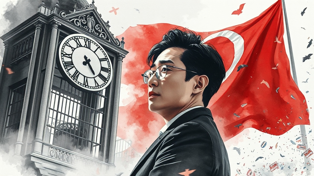 윤석열에 관한 종합 가이드 7 탄핵 심판과 대선 전망 (watercolor 스타일)