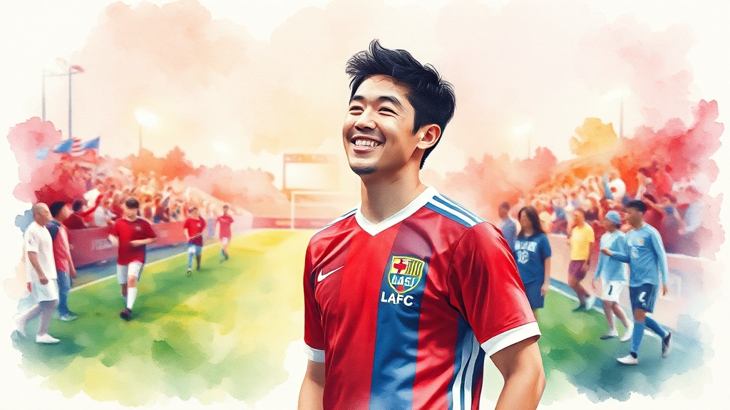 손흥민 이적: LAFC행 확정, 토트넘 10년의 마침표 7 팬 반응 및 질의응답 (watercolor 스타일)