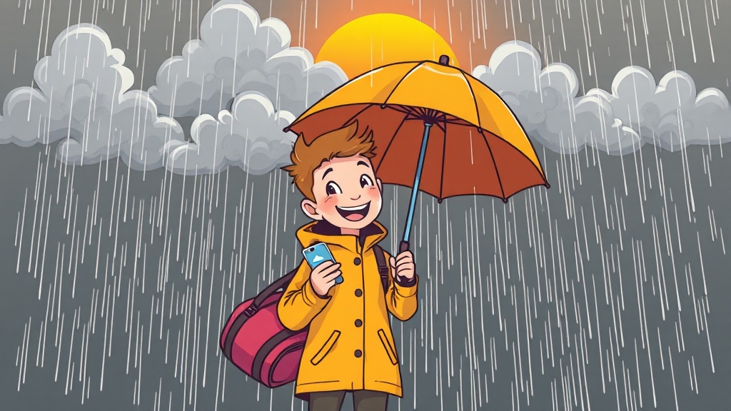 날씨 검색, 왜 할까요? (cartoon 스타일)
