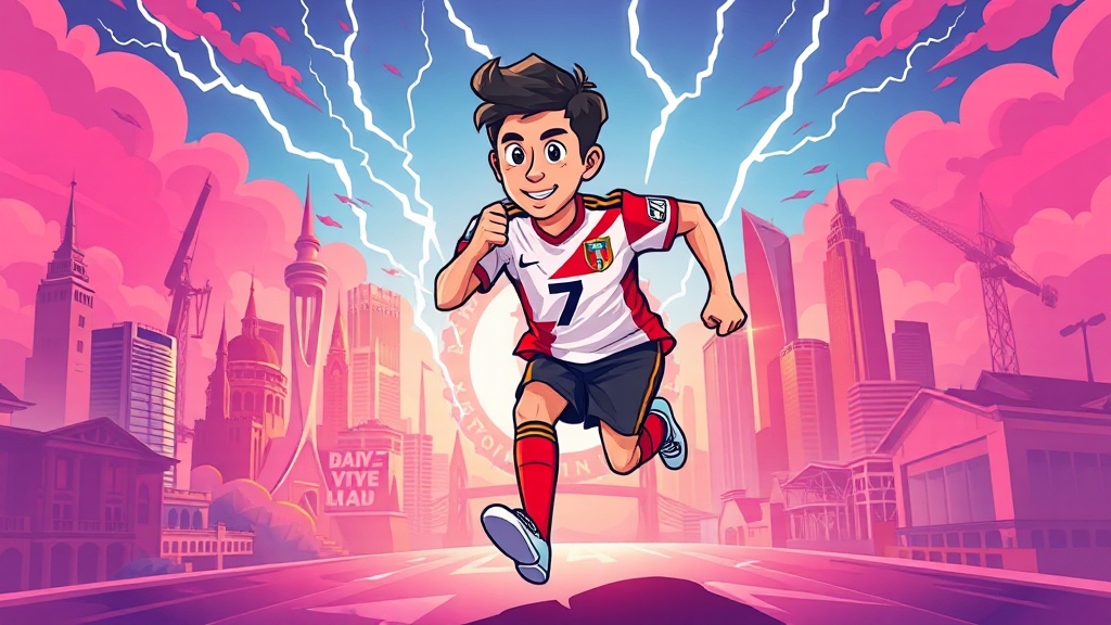 손흥민 LAFC 이적 배경 (cartoon 스타일)
