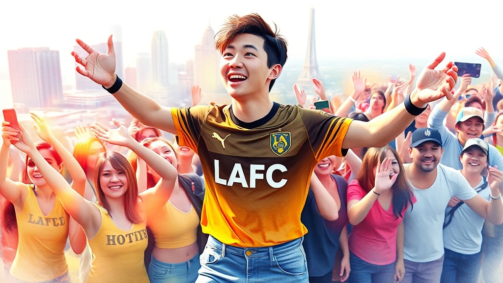 손흥민 LAFC 이적 최신 뉴스 (watercolor 스타일)