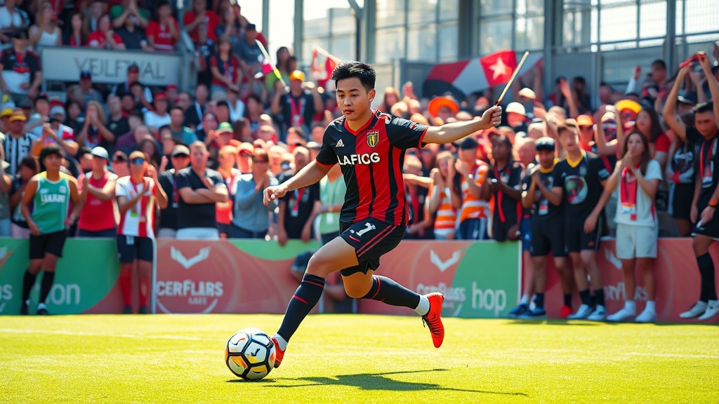 손흥민의 LAFC 합류 효과 (realistic 스타일)