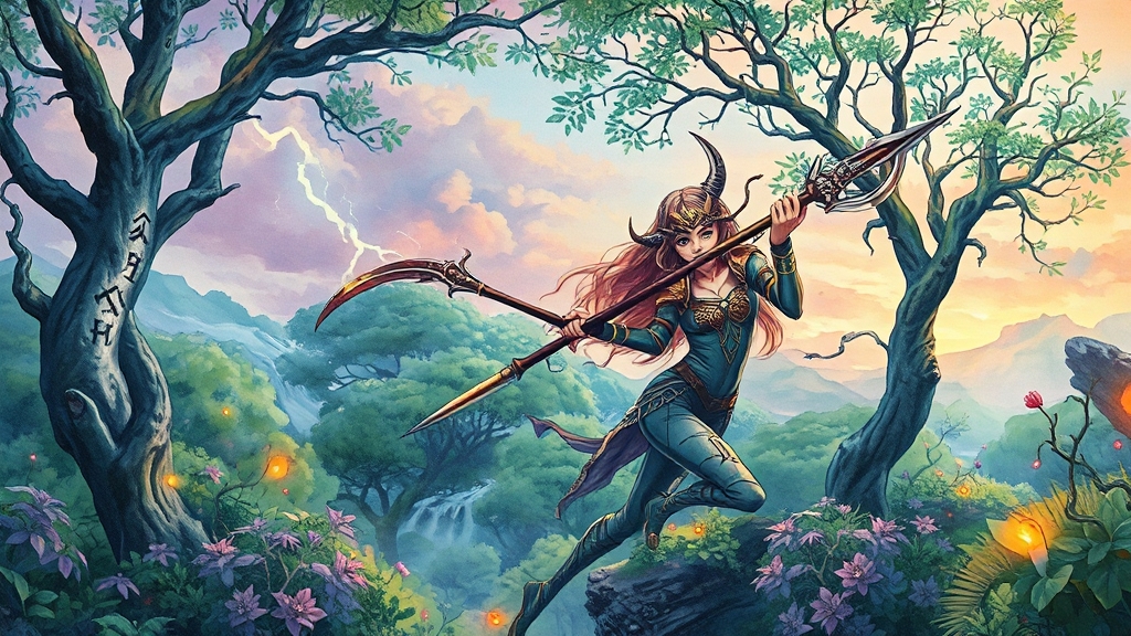 Path of Exile 2: 핵심 시스템, 빌드, 신규 리그 완벽 가이드 6 장비 세팅 & 룬 시스템 (watercolor 스타일)